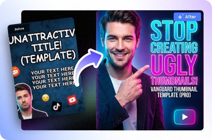 Crea thumbnail YouTube con AI