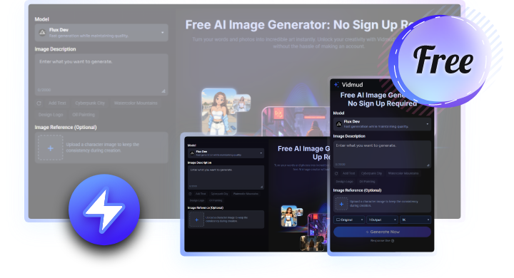Utilizzo gratuito - generatore immagini ai