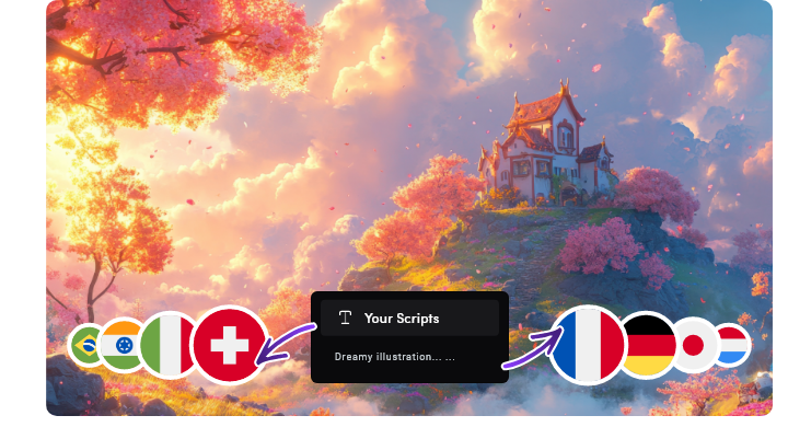 Multilingua - generatore immagini ia