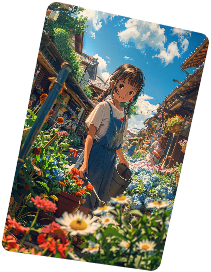 Esempio artwork anime AI