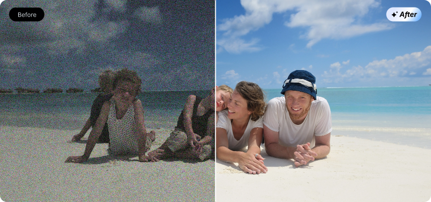 Ricordi di famiglia applicazione per migliorare le foto