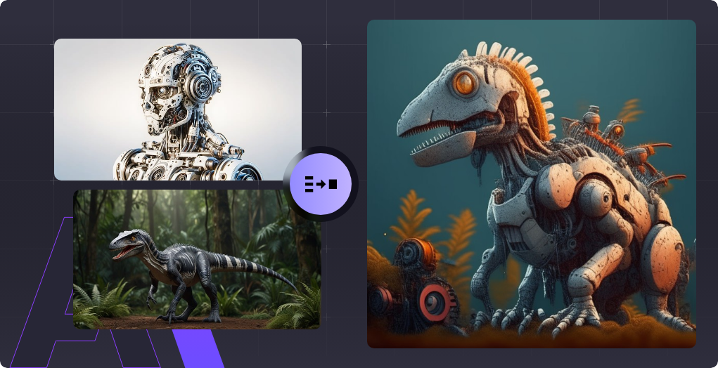 Esempio di image mixer AI Vidmud - 2