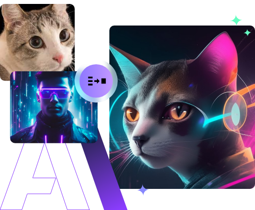 combinare due immagini con ai